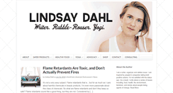 Desktop Screenshot of lindsaydahl.com